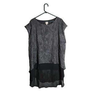 Truth + Style Brand Tunic Gray Size X-Large